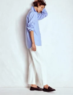 Boden Chemises & Blouses|Tops & T-Shirts-Chemise décontractée Sadie en coton Oxford bleu