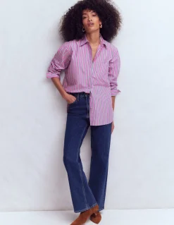 Boden Chemises & Blouses|Tops & T-Shirts-Chemise décontractée Sadie en coton À Rayures Multicolores