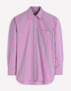 Boden Chemises & Blouses|Tops & T-Shirts-Chemise décontractée Sadie en coton À Rayures Multicolores