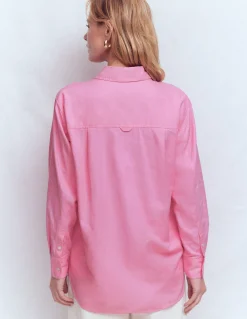 Boden Chemises & Blouses|Tops & T-Shirts-Chemise décontractée Sadie en coton Oxford à fleurs et perles