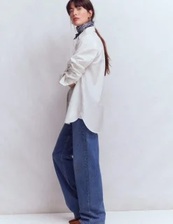 Boden Chemises & Blouses|Tops & T-Shirts-Chemise décontractée Sadie en coton Blanc Oxford