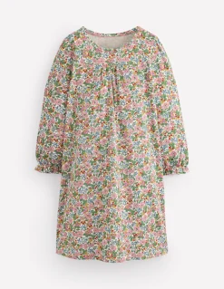 Boden Pyjamas & Chaussons-Chemise de nuit imprimée à manches longues Motif floral baie et lait de noix de coco