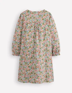 Boden Pyjamas & Chaussons-Chemise de nuit imprimée à manches longues Motif floral baie et lait de noix de coco
