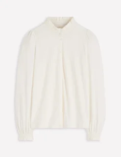 Boden Tops & T-Shirts-Chemise Effie à smocks Ivoire