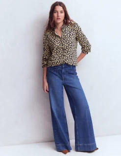 Boden Tops & T-Shirts-Chemise Effie à smocks Motif Heart Scatter