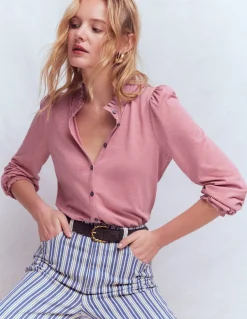 Boden Tops & T-Shirts-Chemise Effie à smocks Lilas