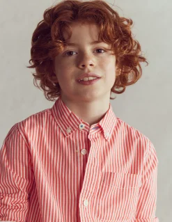 Boden Chemises|Tops & T-Shirts-Chemise en coton Coutil rouge