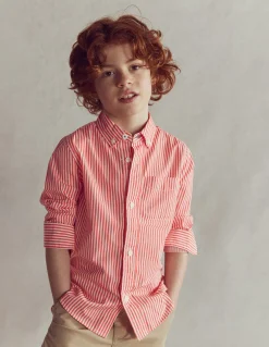 Boden Chemises|Tops & T-Shirts-Chemise en coton Coutil rouge