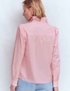 Boden Chemises & Blouses|Tops & T-Shirts-Chemise Isabel en coton à volants Orchideenrosa