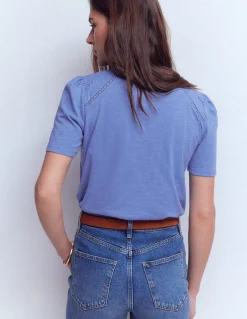 Boden Tops & T-Shirts-Chemise manches courtes Bea Bleu marée