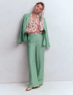 Boden Chemises & Blouses|Tops & T-Shirts-Chemise Sara en soie Multi, motif Delicate Blossom