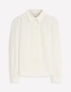 Boden Tenues De Travail|Chemises & Blouses-Chemise Sara en soie Ivoire