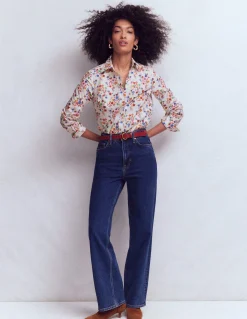 Boden Chemises & Blouses|Tops & T-Shirts-Chemise Sienna en coton Multi, motif Blossom Clusters