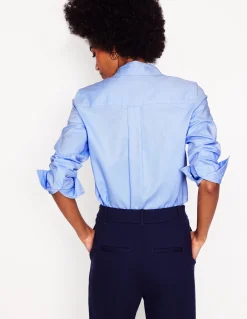 Boden Chemises & Blouses|Tops & T-Shirts-Chemise Sienna en coton Bleu Oxford