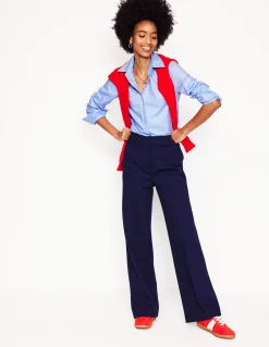 Boden Chemises & Blouses|Tops & T-Shirts-Chemise Sienna en coton Bleu Oxford