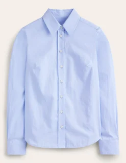 Boden Chemises & Blouses|Tops & T-Shirts-Chemise Sienna en coton Bleu Oxford