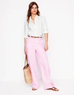 Boden Tenues De Travail|Chemises & Blouses-Chemise Sienna en lin Blanc