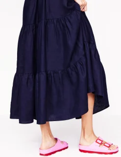 Boden Chaussures Plates|Sandales-Claquettes Lyla à double boucle Rose Tendre