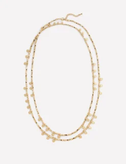 Boden Bijoux-Collier à double rangée de perles Doré