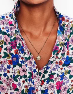 Boden Bijoux-Collier avec pendentif fin tournant Doré