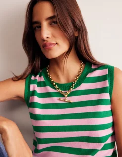 Boden Bijoux-Collier chaîne épaisse à barre en T Doré