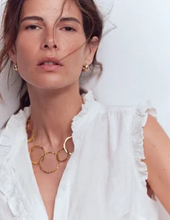 Boden Bijoux-Collier saisissant à cercles Doré