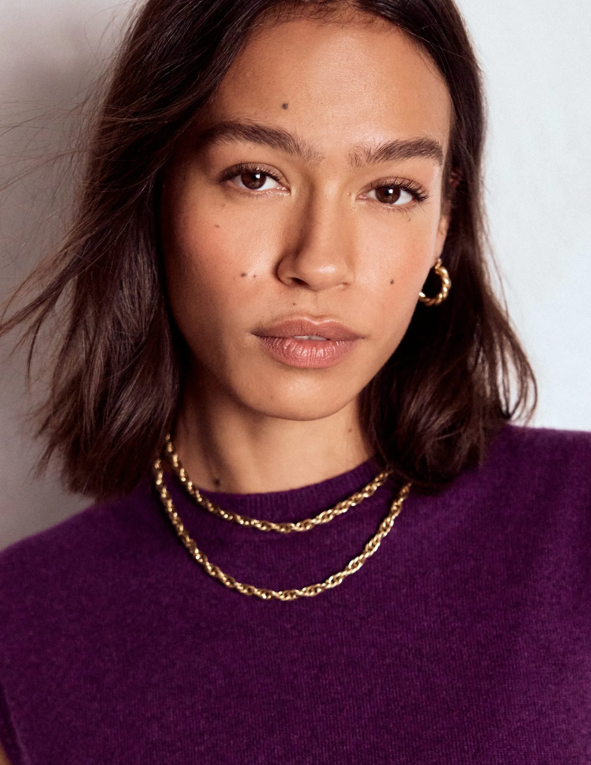 Boden Tenues De Travail|Bijoux-Collier torsadé vintage effet accumulation Doré