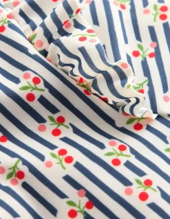Boden Maillots & Tenues De Plage-Combinaison de surf à protection solaire fille Cerises rayé