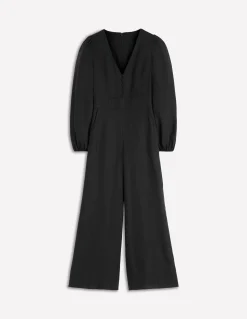 Boden Robes & Combinaisons|Robes Coupe Petite-Combinaison Lola en lin Noir