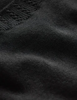 Boden Tenues De Travail|Pulls & Gilets-Débardeur à col rond Emilia en coton Noir