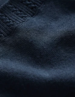 Boden Tenues De Travail|Pulls & Gilets-Débardeur à col rond Emilia en coton Bleu Marine