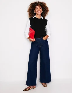 Boden Cachemire|Pulls & Gilets-Débardeur Eva en cachemire Noir