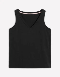 Boden Tops & T-Shirts-Débardeur flammé à col V Noir