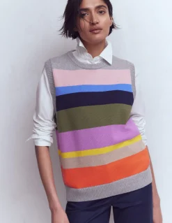 Boden Pulls & Gilets-Débardeur Lucy en coton Multi, arc-en-ciel