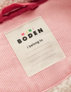 Boden Manteaux & Vestes-Doudoune cosy Patchwork bleu d'Alaska