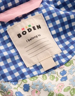 Boden Manteaux & Vestes-Doudoune vichy Mélange floral vichy
