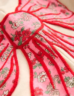 Boden Tops & T-Shirts|Robes-Ensemble avec tunique-sweat fun Nœuds avoine chiné