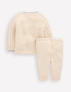 Boden Barboteuses & Ensembles-Ensemble en maille torsadée Avoine chine