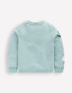 Boden Pulls & Gilets-Gilet à logo fun Motifs de Pâques bleu gustavien