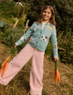 Boden Pulls & Gilets-Gilet à logo fun Motifs de Pâques bleu gustavien