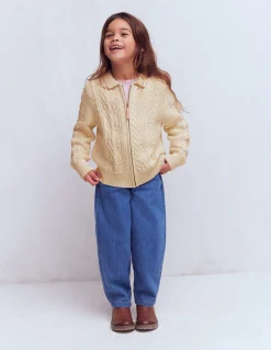 Boden Pulls & Gilets-Gilet zippé et torsadé à col Anenome