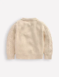 Boden Pulls & Gilets-Gilet zippé et torsadé à col Anenome