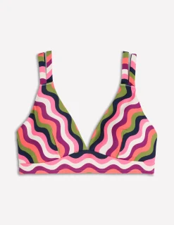 Boden Bikinis|Maillots De Bain-Haut de bikini Arles Multi, rayé ondulé