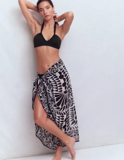 Boden Bikinis|Maillots De Bain-Haut de bikini Minori dos-nu à nœud Noir