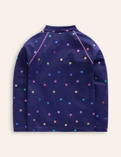 Boden Maillots & Tenues De Plage-Haut de plage à motif et protection solaire Confettis métallisés arc-en-ciel bleu marine