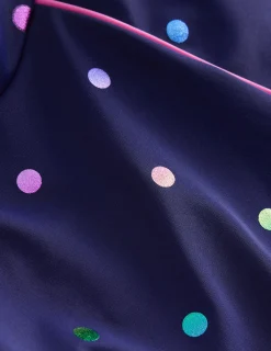 Boden Maillots & Tenues De Plage-Haut de plage à motif et protection solaire Confettis métallisés arc-en-ciel bleu marine