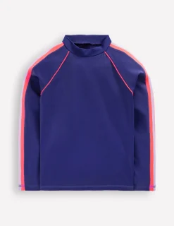 Boden Maillots & Tenues De Plage-Haut de plage à protection solaire Bleu marine universitaire