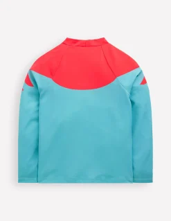 Boden Maillots & Tenues De Plage-Haut de plage fun avec protection solaire Crabe bleu aigue-marine