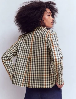 Boden Manteaux & Vestes-Imperméable Gloucester Vichy multi gris, marron