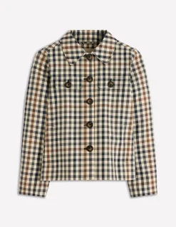 Boden Manteaux & Vestes-Imperméable Gloucester Vichy multi gris, marron